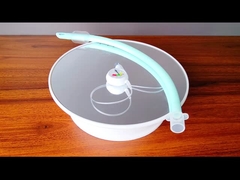 لوله های داخل تراشه از طریق دهان با نوار کپسول نشان دهنده حباب های لوله ET راه هوایی