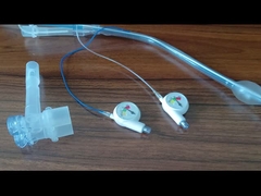 محفظه دوتایی چپ با مانیتور فشار داخل کاف، لوله برونش دو لومن